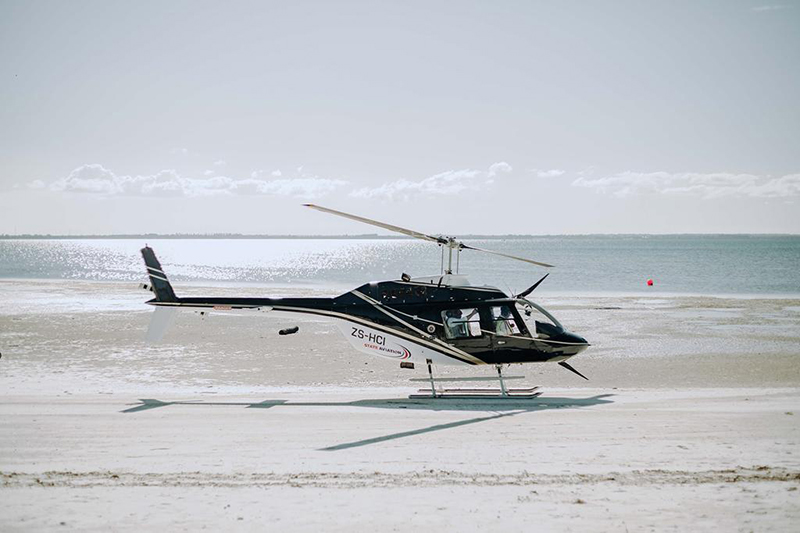 Dar es Salaam, Tanzania State Aviation Helicopter parkedparked